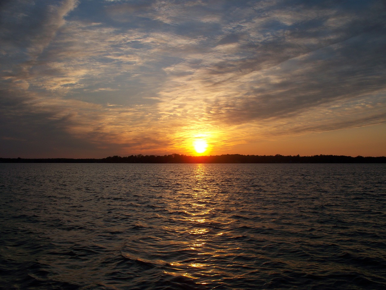 The Irish Hills Lenawee County Michigan home of Tiny Tom Chimney repair a beautiful sunset